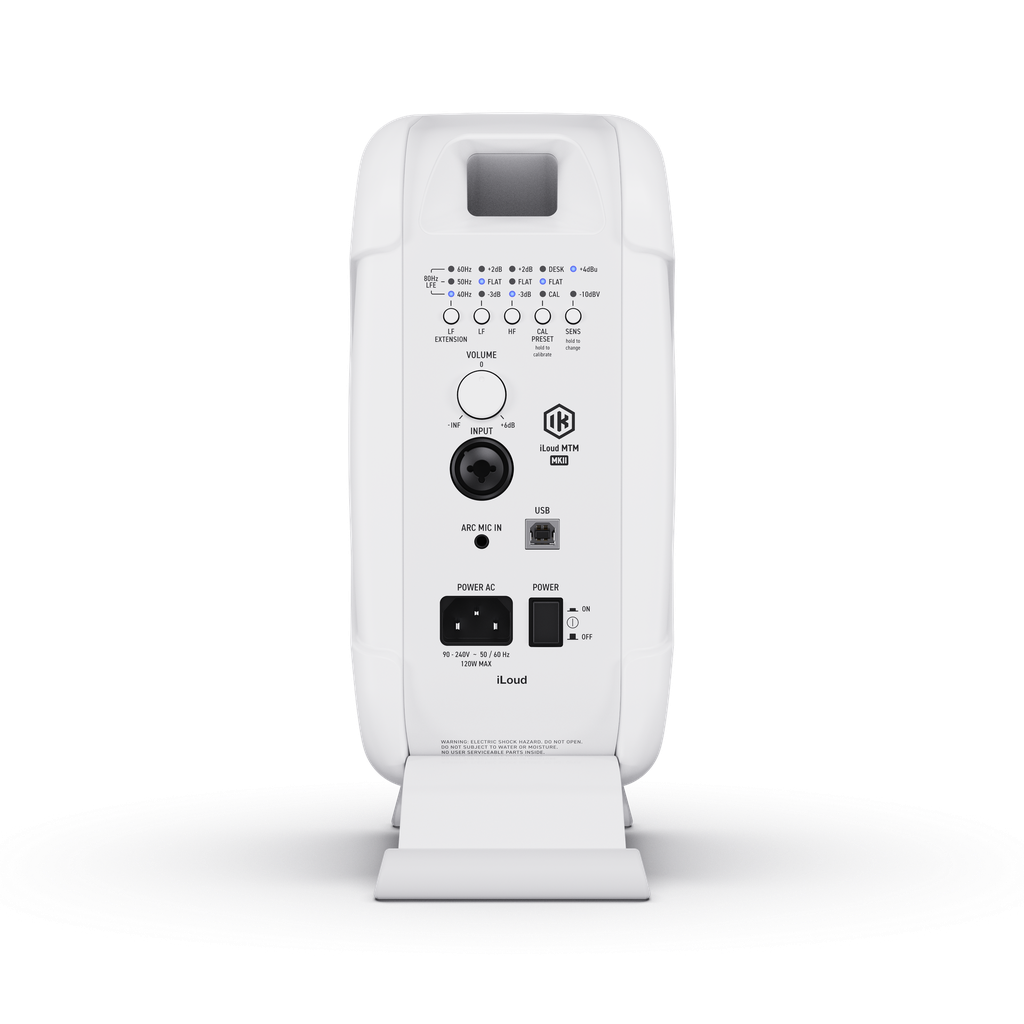 IK Multimedia iLoud MTM MKII White (Single Unit - NO MIC)