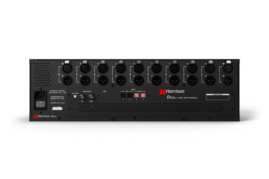 DR510 USB ADAT Interface in rack front  (1).webp