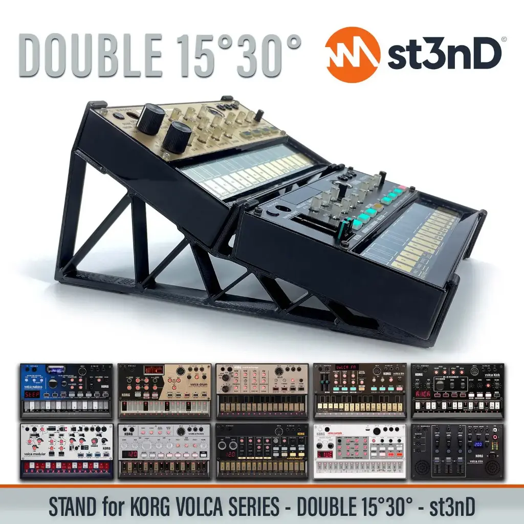 St3nD KORG VOLCA SERIES - DOUBLE 15°30° 