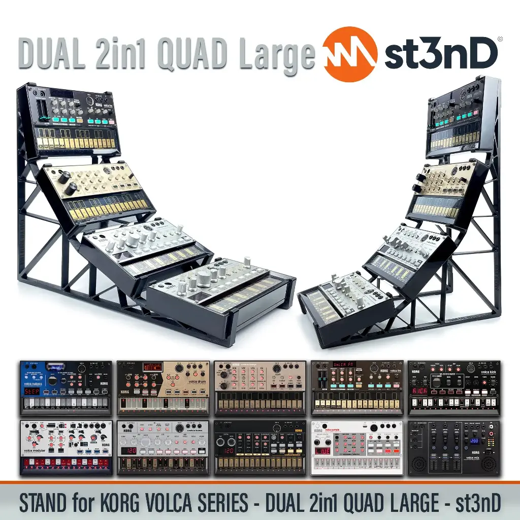 St3nD Korg Volca Series - Dual 2in1 Quad Large