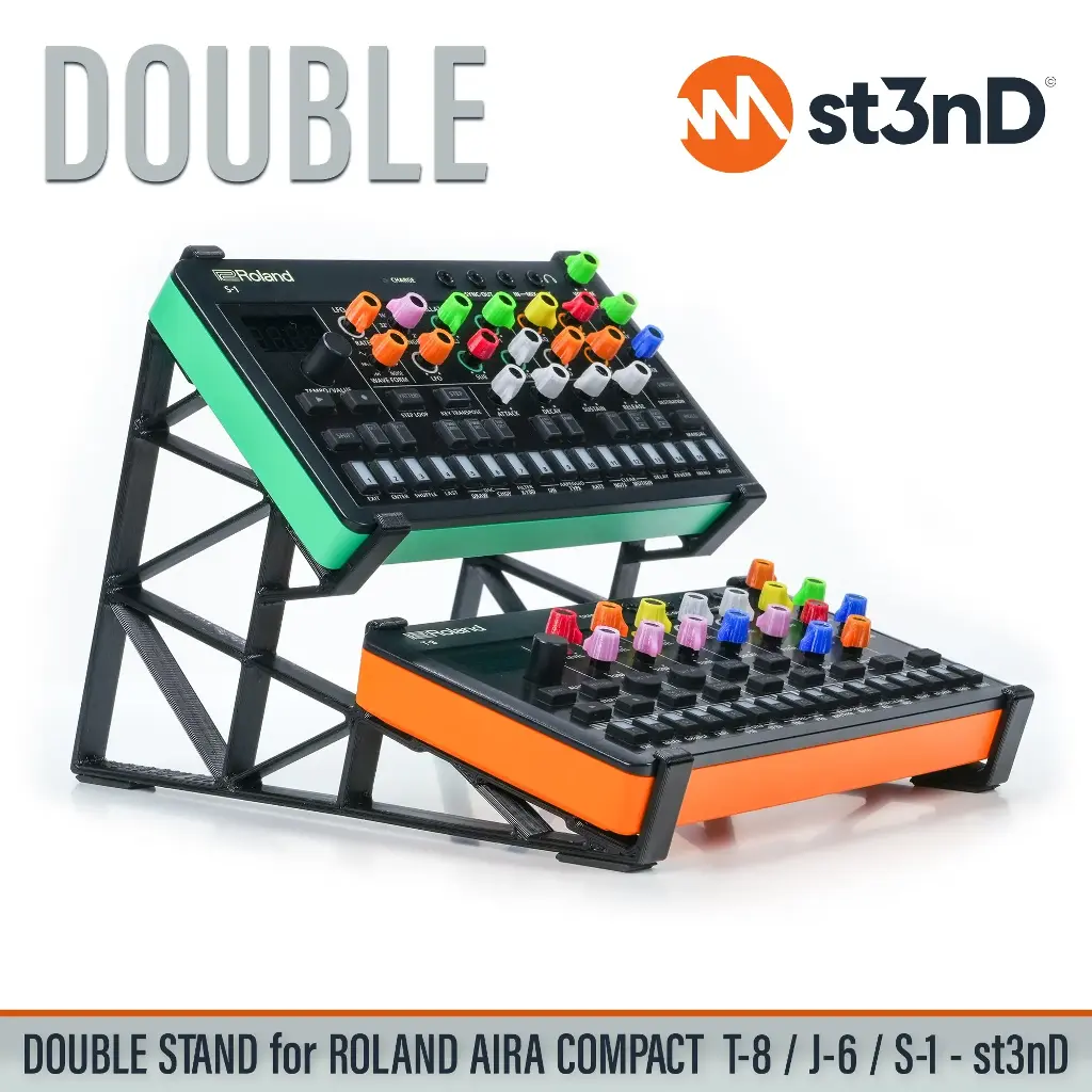 St3nD Roland Aira Compact T-8 S-1 J-6 Stand - Double 1545
