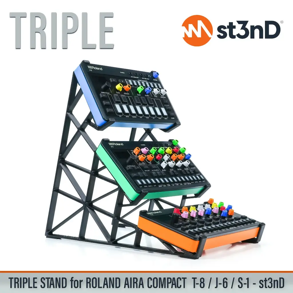 St3nD Roland Aira Compact T-8 S-1 J-6 Stand - Triple 154560