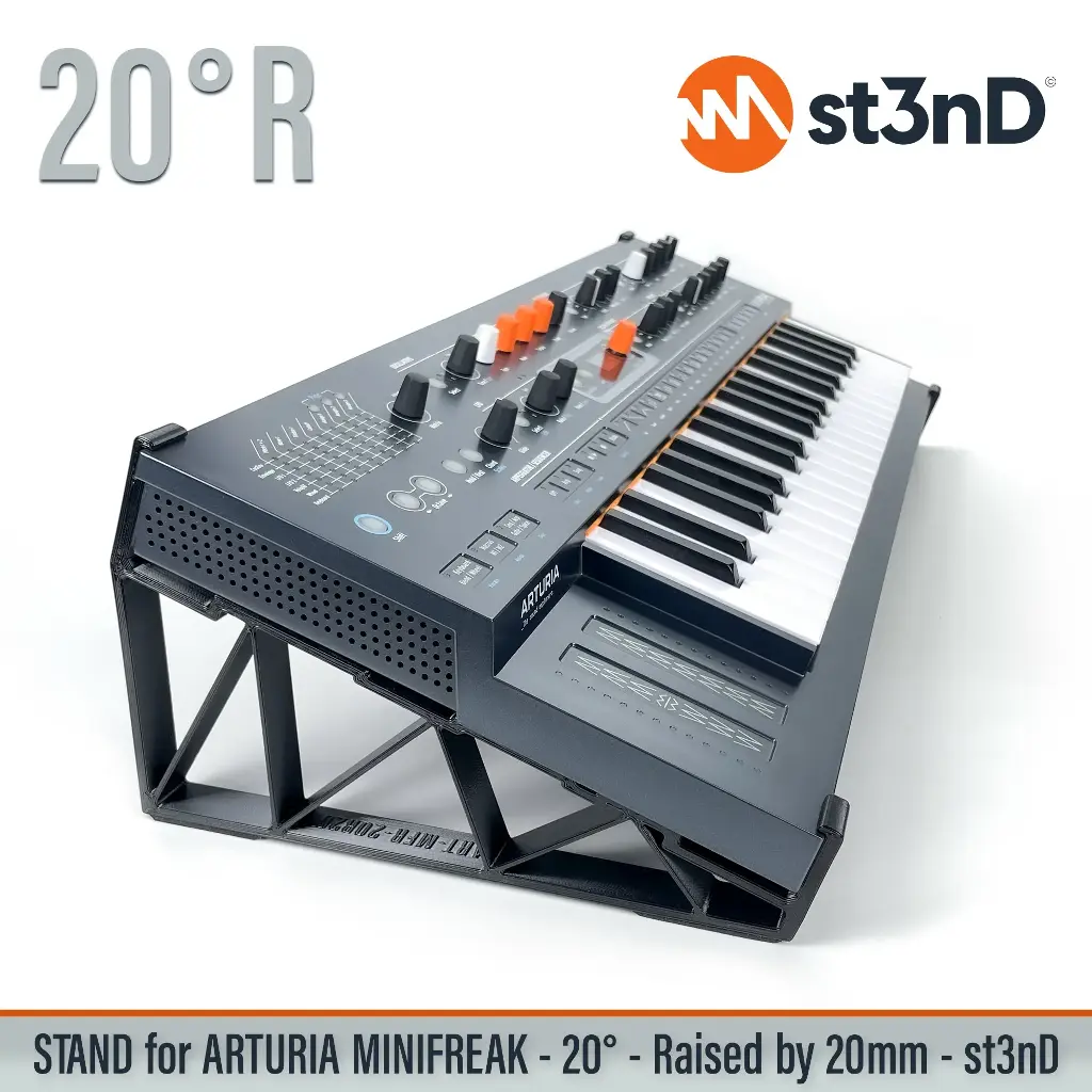 St3nD Arturia Minifreak Stand - 20 deg 20mm raised
