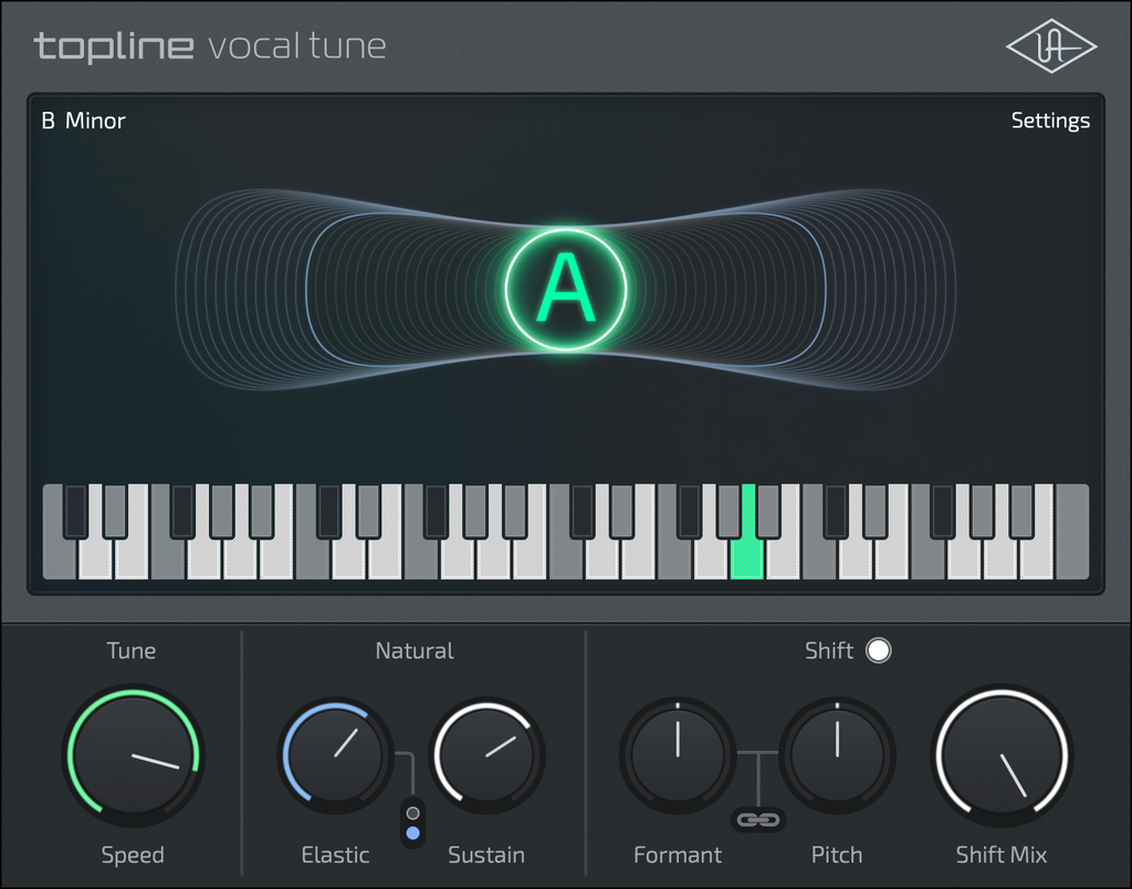 Universal Audio Topline Vocal Tune