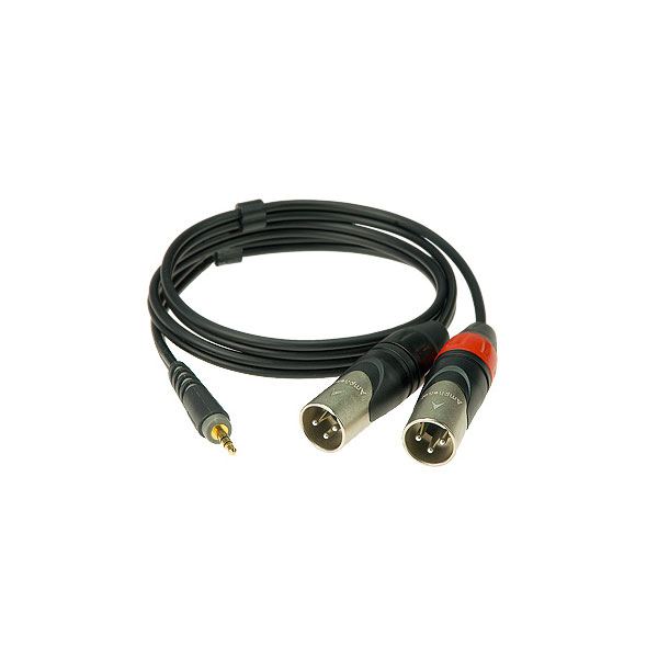 Klotz 3,5 Jack - 2x XLR 2m