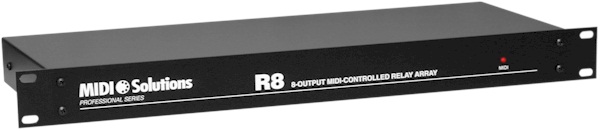 MIDI Solutions R8 (8 kimenetes relay modul)