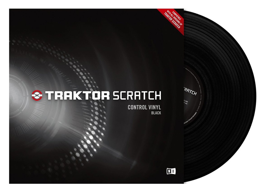 Traktor Scratch Vinyl Black MK1