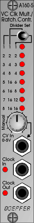 Doepfer A-160-5 Clock Mult./Racheting Contr. (Utolsó akciós darab)