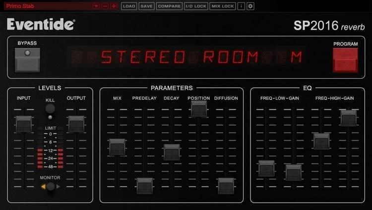 Eventide SP2016 Reverb Plug-in