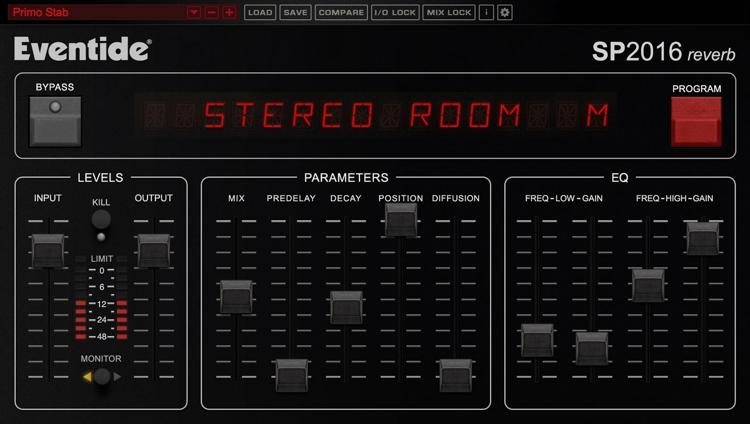 Eventide SP2016 Reverb Plug-in