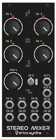 Erica Synths Drum Stereo Mixer (Utolsó akciós darab)