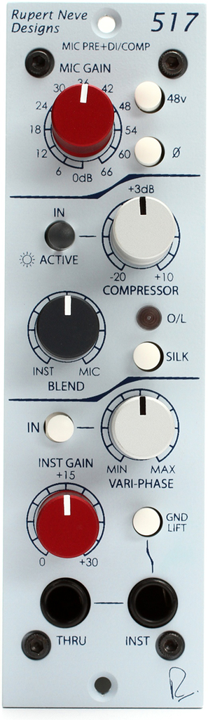 Rupert Neve Designs Portico 517 Mic Pre+DI+Compressor