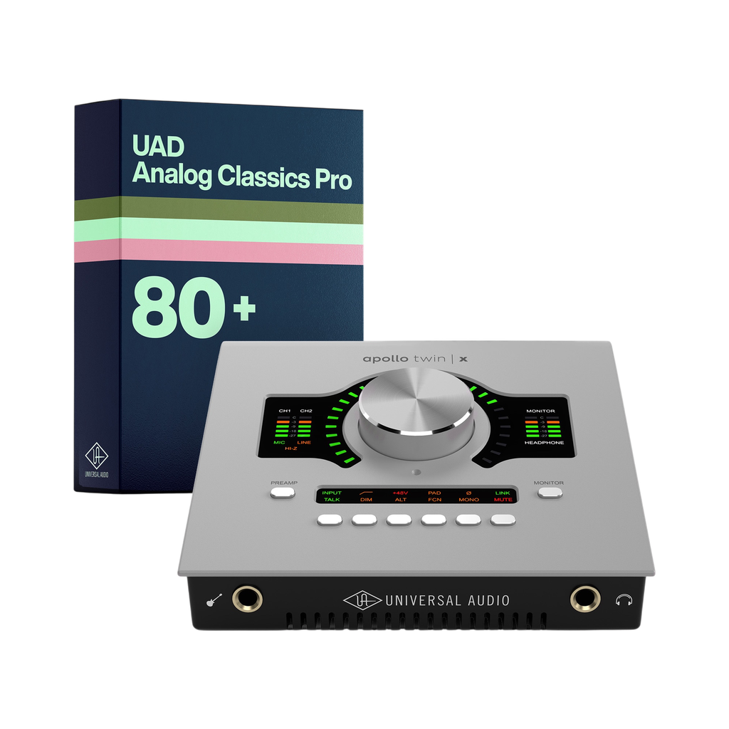 Universal Audio Apollo Twin X DUO Gen 2 UAD Analog Classics Pro