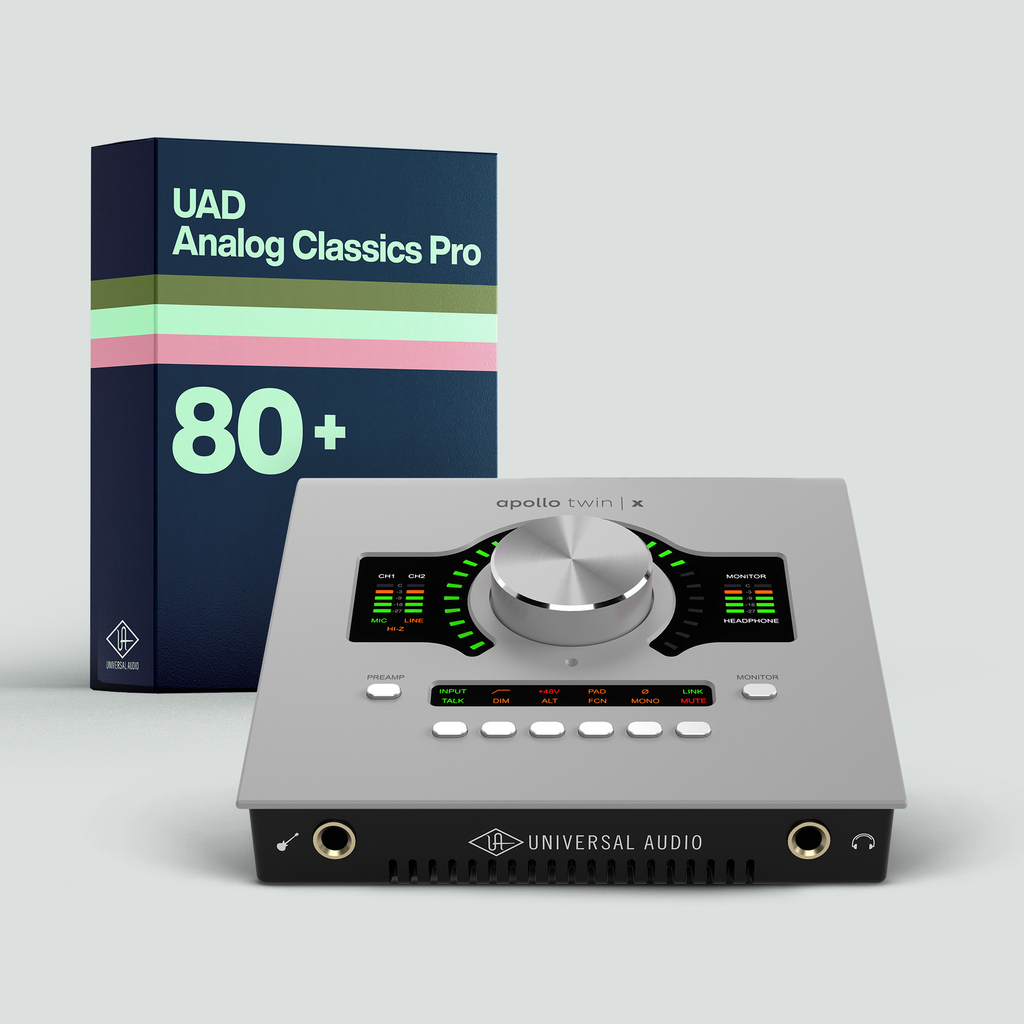 Universal Audio Apollo Twin X QUAD Gen 2 UAD Analog Classics Pro