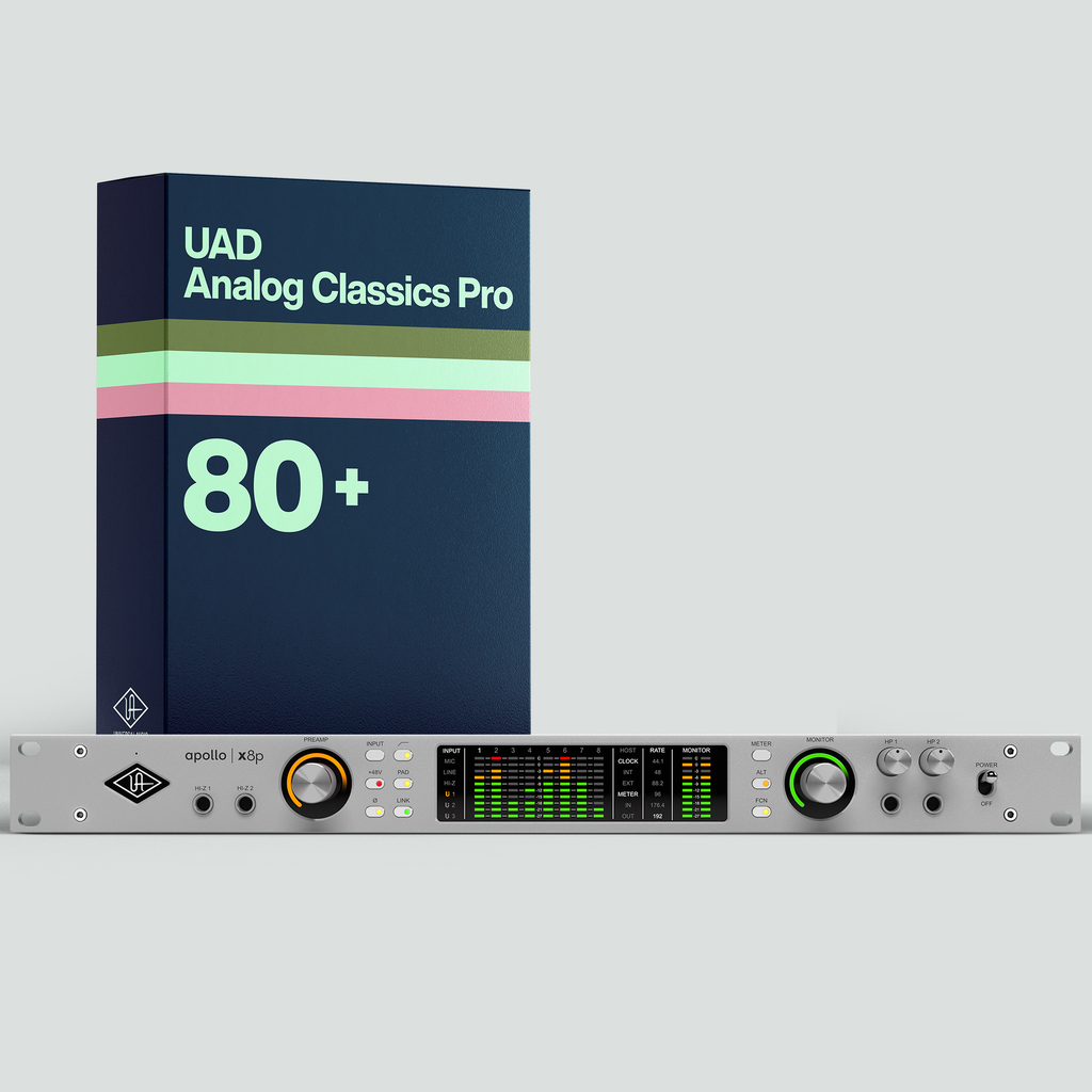 Universal Audio Apollo x8p Gen 2 UAD Analog Classics Pro