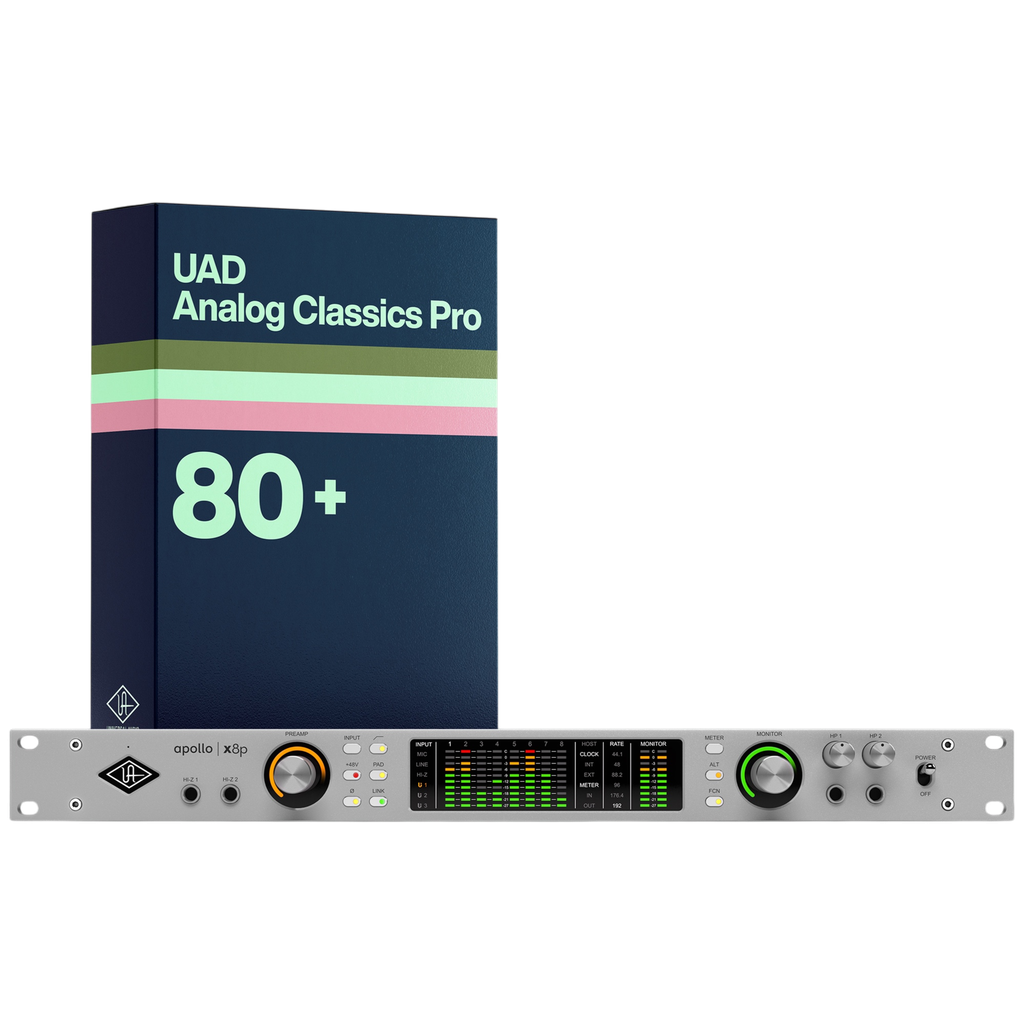Universal Audio Apollo x8p Gen 2 UAD Analog Classics Pro