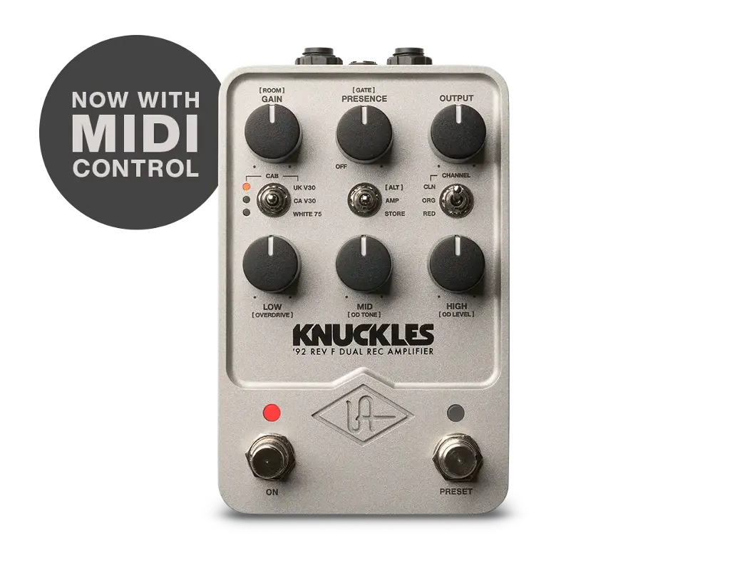 Universal Audio UAFX Knuckles '92 Rev F Dual Rec Amplifier