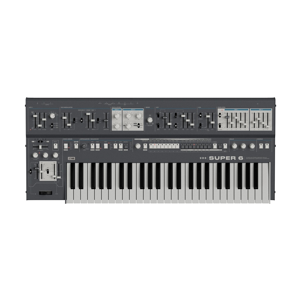 UDO Audio Super 6 Keyboard ST49 black