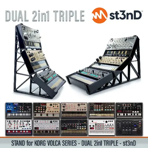 [ABS11151] St3nD Korg Volca Series - Dual 2in1 Triple
