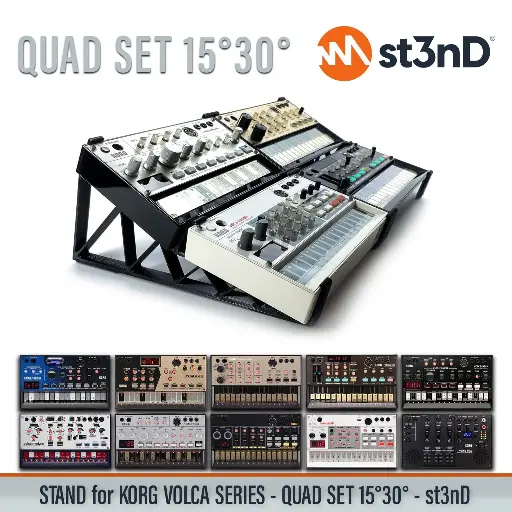 [ABS11152] St3nD Korg Volca Series - Quad Set 15°30°