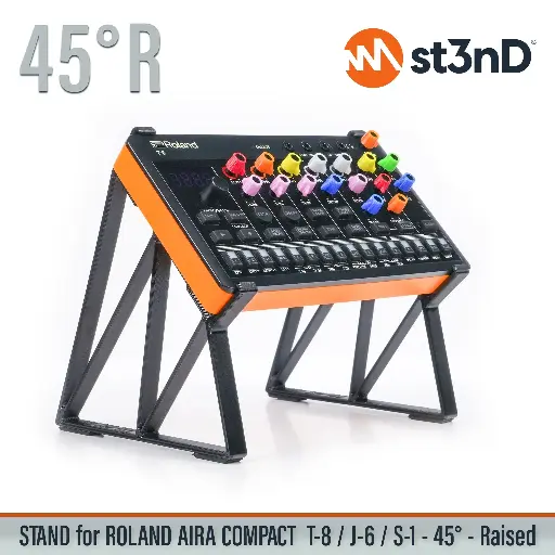 [ABS11157] St3nD Roland Aira Compact T-8 S-1 J-6 Stand - 45° Raised 70mm