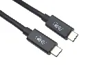 PremiumCord USB4 Thunderbolt 3 kábel 100W 8K 60Hz 0.5m (KU4CX05BK)