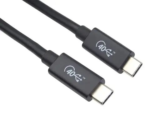 [ABS11425] PremiumCord USB4 Thunderbolt 3 kábel 100W 8K 60Hz 0.5m (KU4CX05BK)