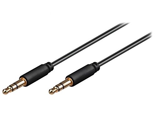 [AVK-183-050BK] Goobay 3,5mm Stereo Jack - 3,5mm Stereo Jack 50cm