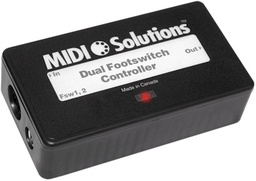 MIDI Solutions-Dual Footswitch Controller
