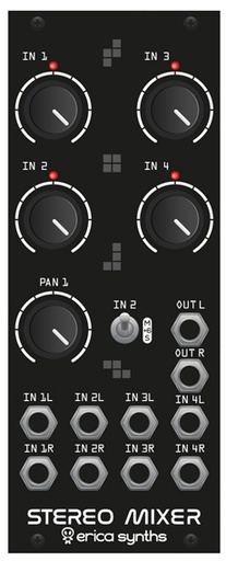 [ERI201810302] Erica Synths Drum Stereo Mixer (Utolsó akciós darab)