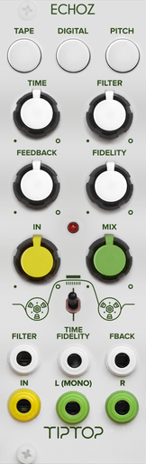 [TTA-ECHOZW] TipTop Audio ECHOZ Time Delay Effect Collectin White