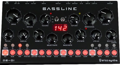 [ERICAbassline] Erica Synths Bassline DB-01