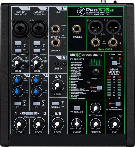 [PROFX6V3] Mackie ProFX6v3