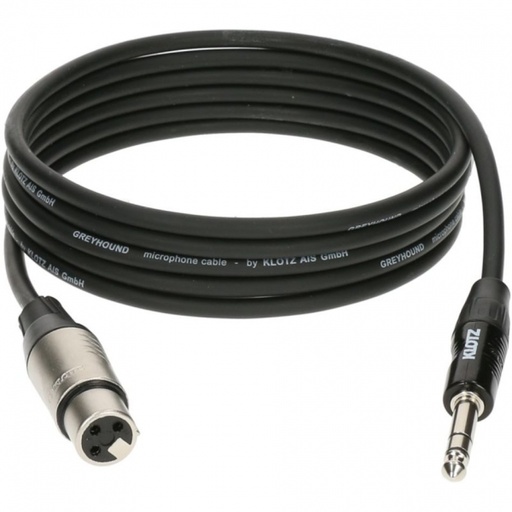 [KL-GRG1FP060] Klotz Greyhound XLR-JACK kábel 6m