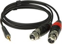 Klotz 3,5 Jack - 2x XLR 2m
