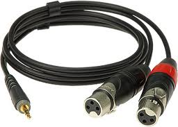 [KL-AY80300] Klotz 3,5 Jack - 2x XLR 3m
