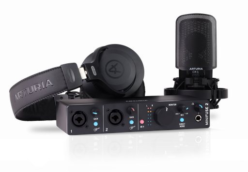 [ART800202] Arturia MiniFuse Recording Pack Black