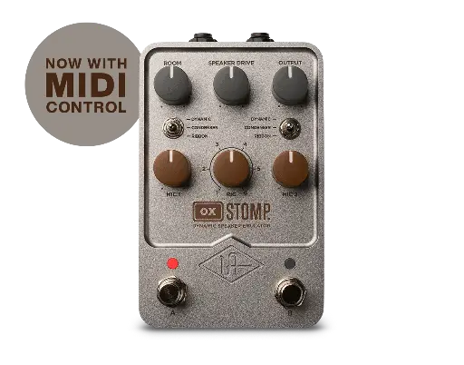 [ABS10017] Universal Audio UAFX OX Stomp Dynamic Speaker Emulator