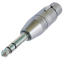 Neutrik XLR mama - 6.3 Jack TRS átalakító