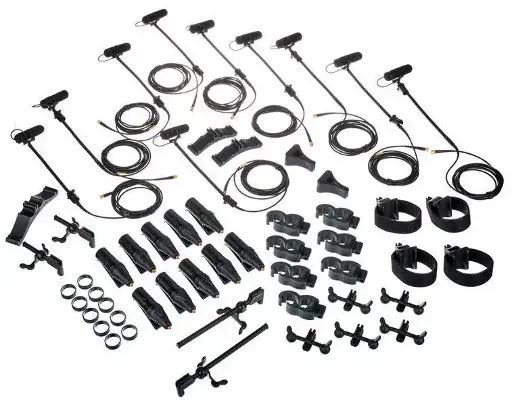 [KIT-4099-DC-10C-R] DPA 4099 CORE Rock Touring Kit, 10 Mics and accessories, Extreme SPL
