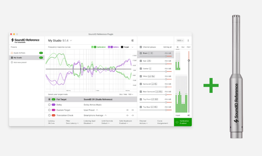 [ABS10931] Sonarworks SoundID Reference for Multichannel mérőmikrofonnal