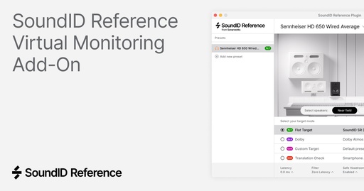 [ABS10932] Sonarworks SoundID Reference Virtual Monitoring Add-On (letölthető verzió)