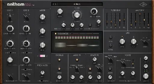 [ABS11122] Universal Audio Anthem Analog Synthesizer